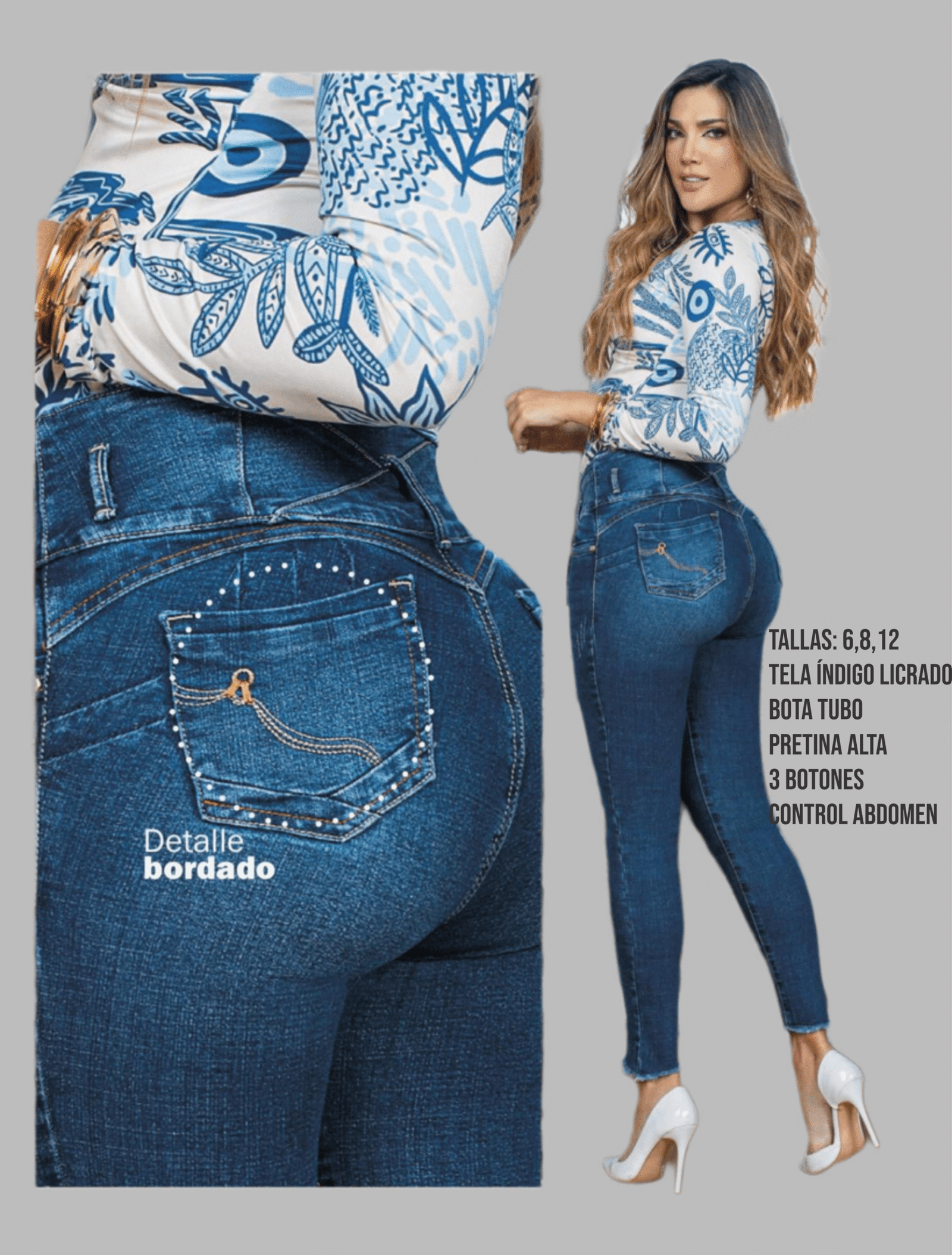 Colombian shaping jeans - 1757 - Image 2