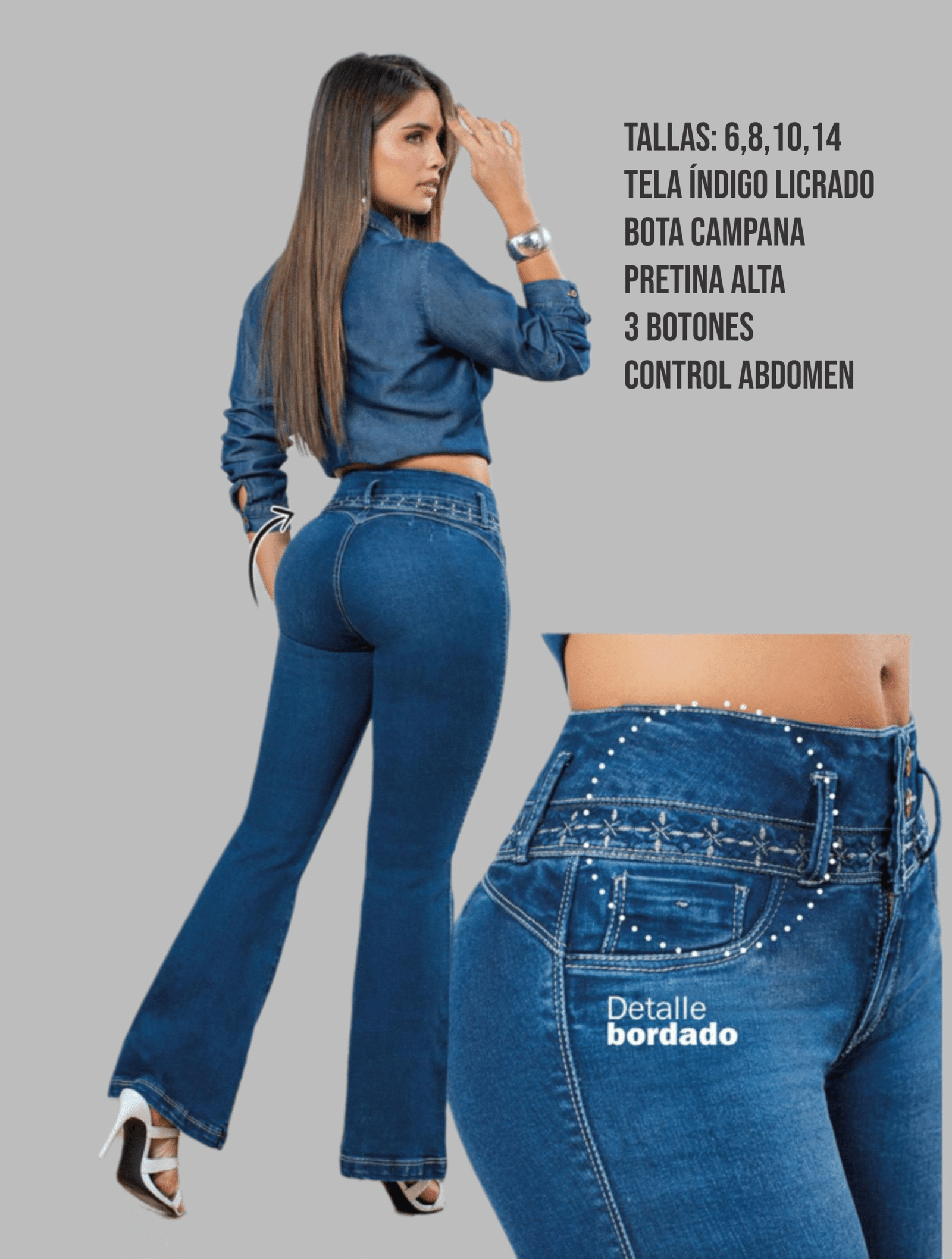 Colombian shaping jeans - 1863 - Image 2