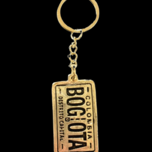 Metal Bogotá Capital District Keychain