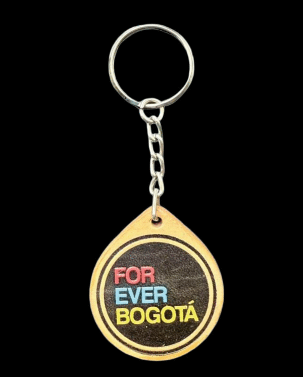 Forever Bogotá Leather Keychain