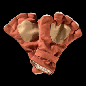 Fingerless Winter Gloves – Soft, Warm & Stylish - Brown Beige
