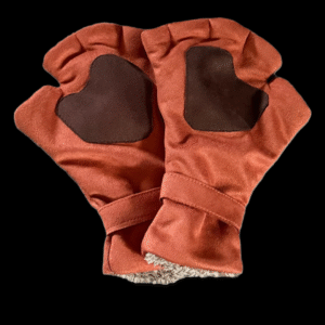 Fingerless Winter Gloves – Soft, Warm & Stylish - Brown Dark