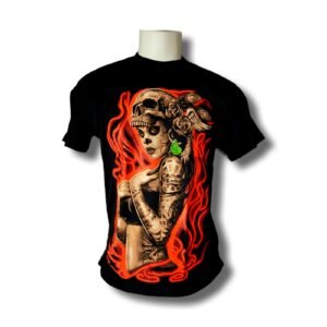 Inferno Catrina Tattoo Glow T-Shirt