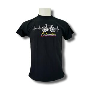 “Colombia Cycling Heartbeat T-Shirt”