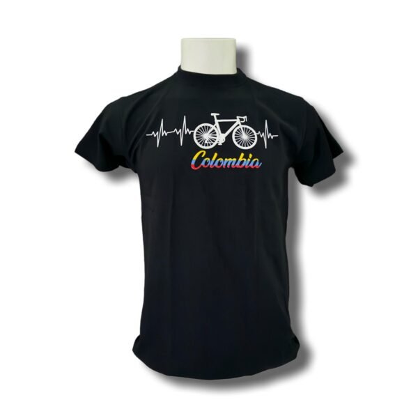 “Colombia Cycling Heartbeat T-Shirt”