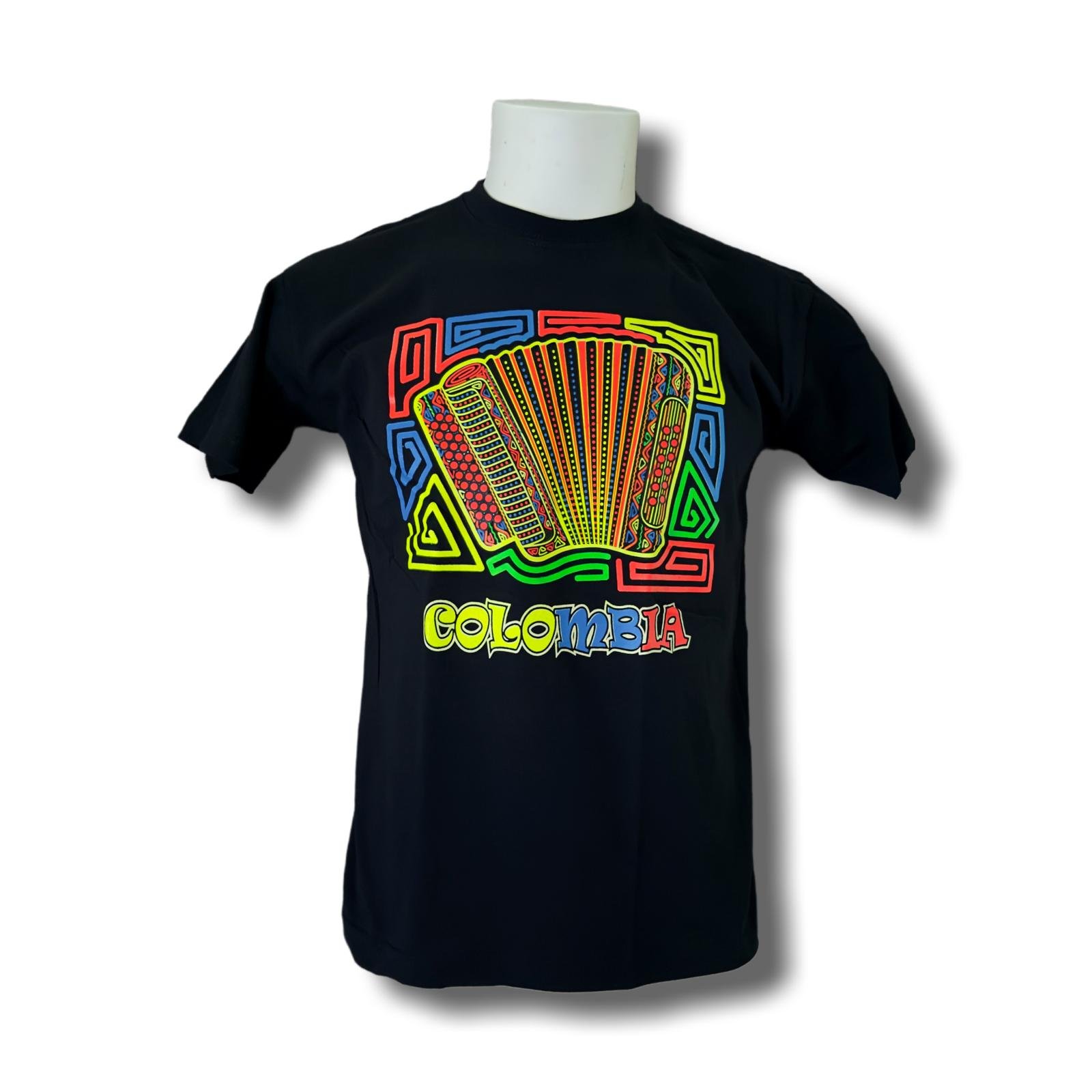 Neon Vibes – Colombian Accordion Tee