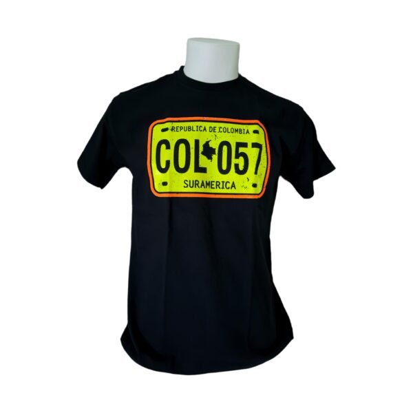 Yellow License Plate Tee – COL 057 Colombia