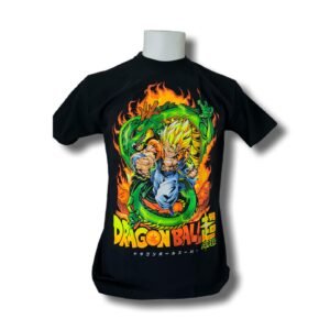 Super Saiyan Goku & Shenron Neon Glow T-Shirt