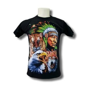 Sacred Totem Glow T-Shirt – Nature’s Guardians Edition