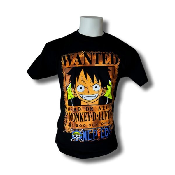 Monkey D. Luffy Wanted Poster Neon Glow T-Shirt