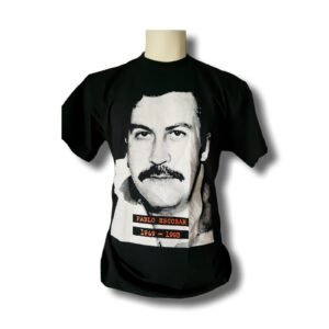 Pablo Escobar Portrait – Iconic Graphic T-Shirt