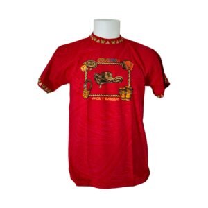 “Colombia Amor y Tradición” Red T-Shirt – 100% Cotton – Cultural Pride