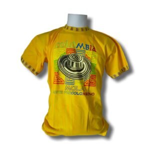 Colombia – Mola & Pre-Columbian Art Yellow Tee