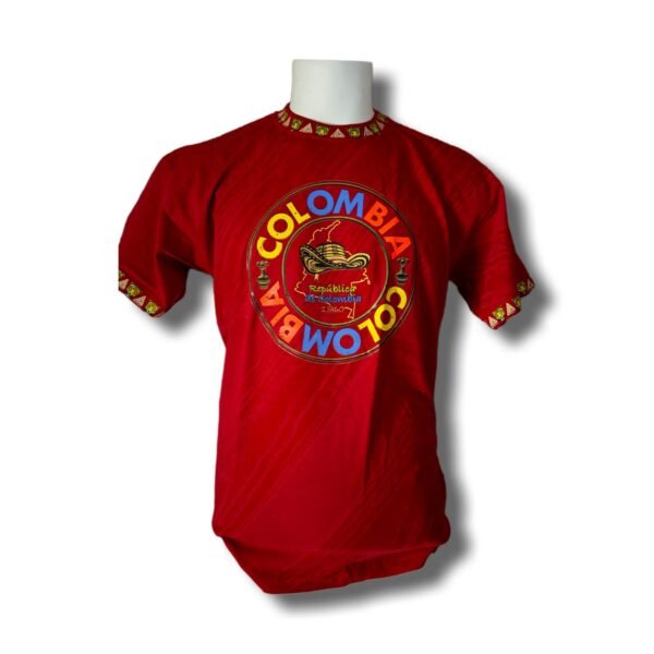 Colombia Emblem Heritage Red Tee