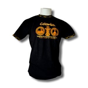 Colombia Cultural Treasure Black T-Shirt – Pre-Columbian Legacy Series
