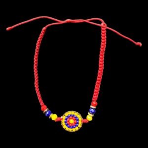 Red Colombian Mandala Bracelet