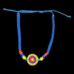 Blue Colombian Mandala Bracelet
